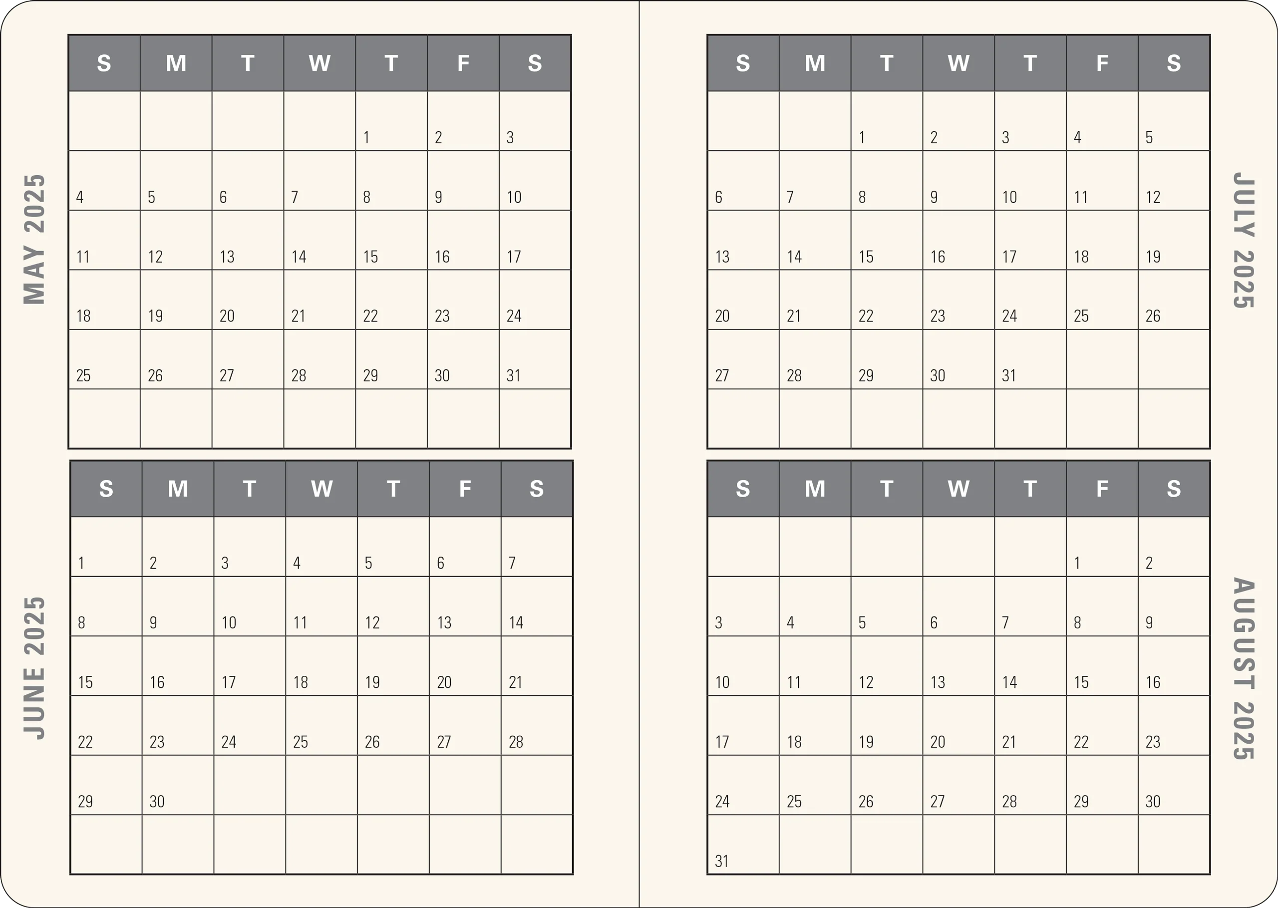 2025 Mushrooms Weekly Planner - Image 2