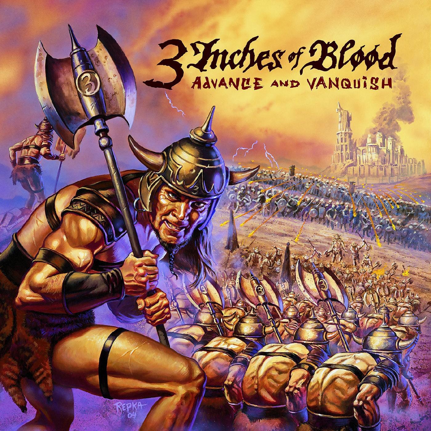 3 Inches Of Blood - Advance and Vanquish LP NEW