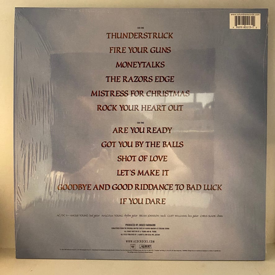 AC/DC – The Razors Edge LP USED NM/NM 2003 180 Gram Pressing - Image 2