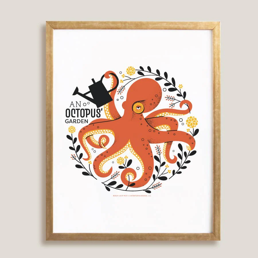 An Octopus' Garden Art Print - Image 2