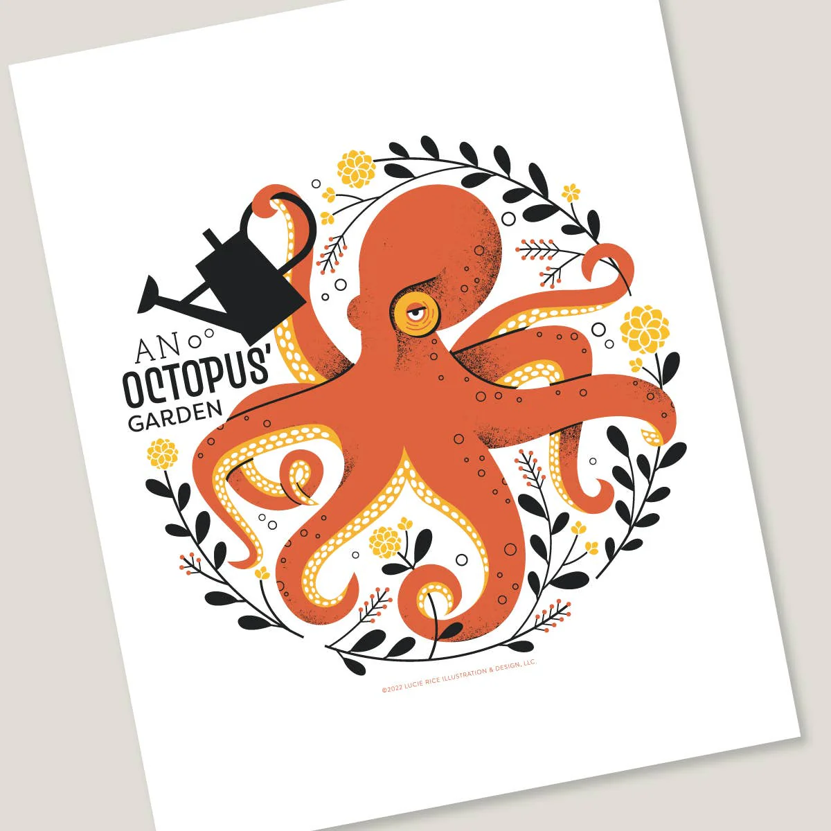 An Octopus' Garden Art Print - Image 3