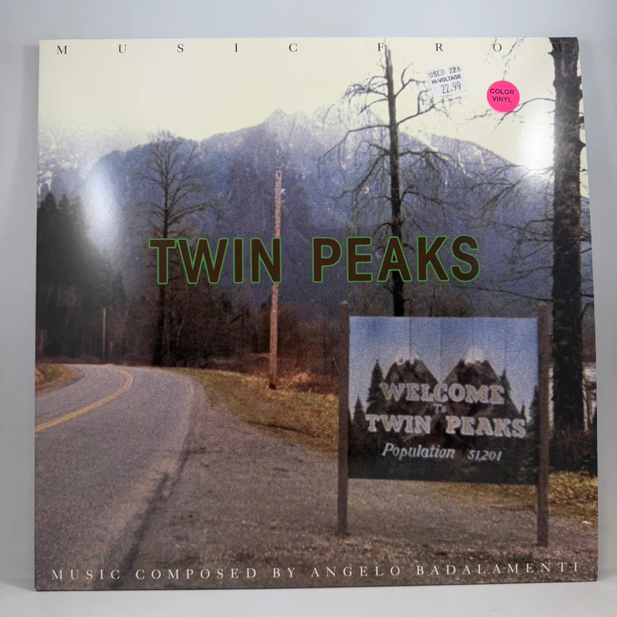 Angelo Badalamenti – Music From Twin Peaks LP USED Vinyl NM/NM Color Vinyl