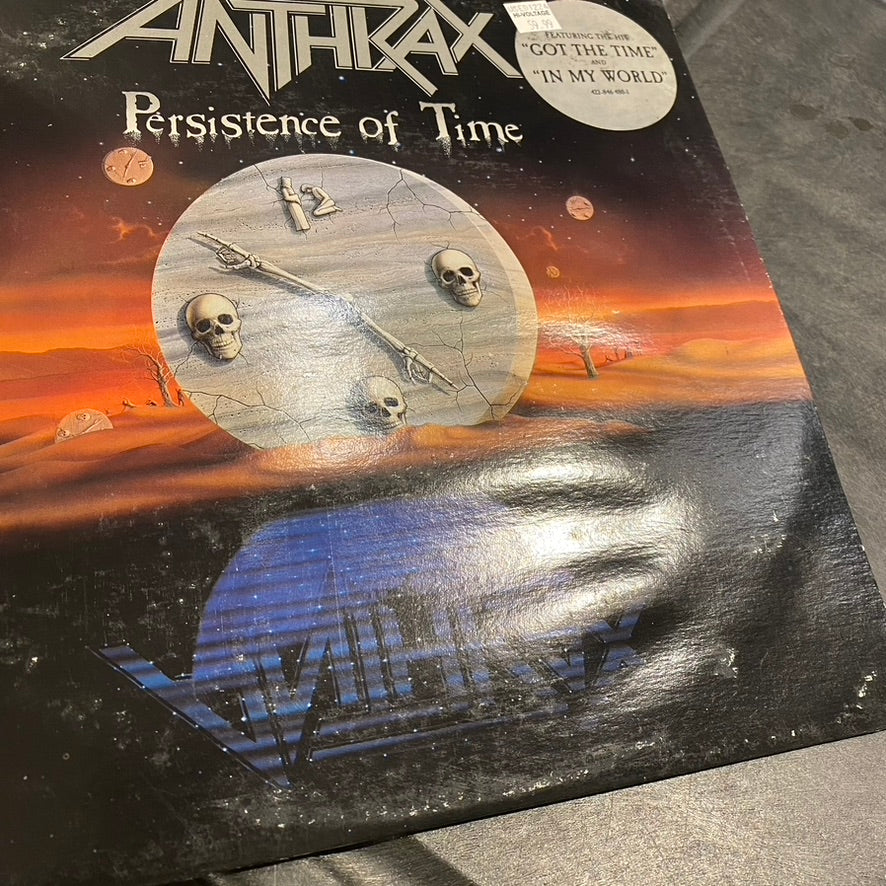 Anthrax – Persistence Of Time LP USED VG+/G+ 1990 Pressing - Image 3