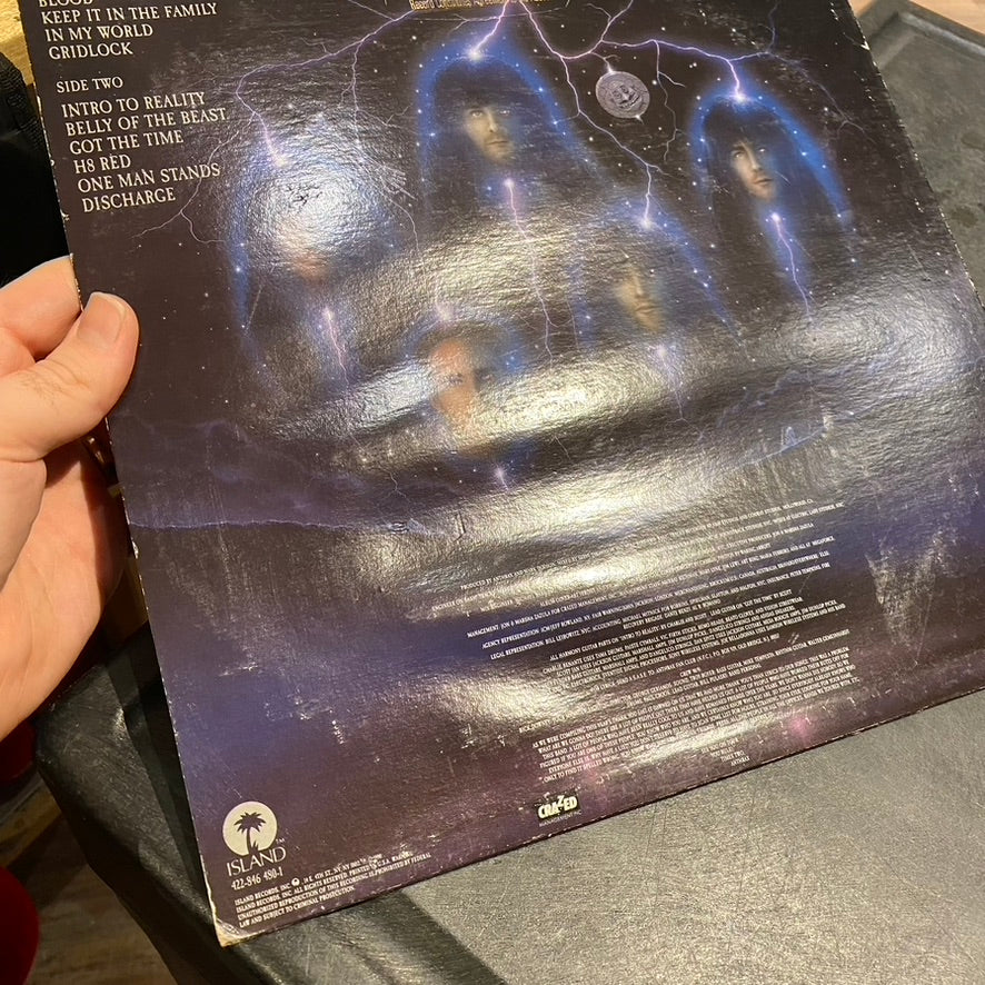 Anthrax – Persistence Of Time LP USED VG+/G+ 1990 Pressing - Image 4
