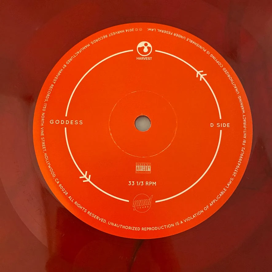 BANKS – Goddess 2LP USED VG++/VG+ Red Vinyl - Image 6