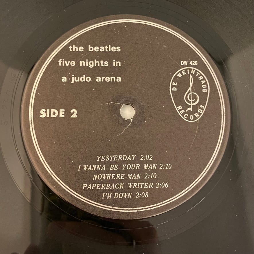 Beatles – Five Nights In A Judo Arena LP USED VG++/VG++ 1975 Unofficial Release - Image 4