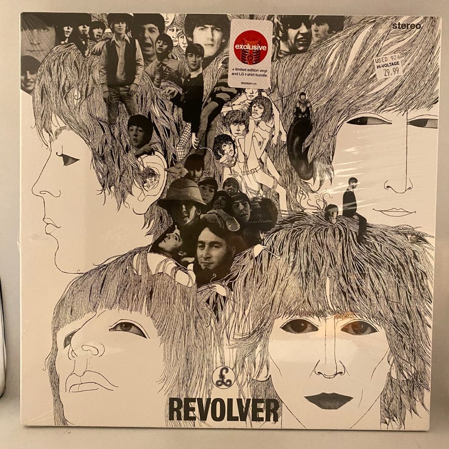 Beatles – Revolver LP USED NOS STILL SEALED Box Set w/ Size L Shirt
