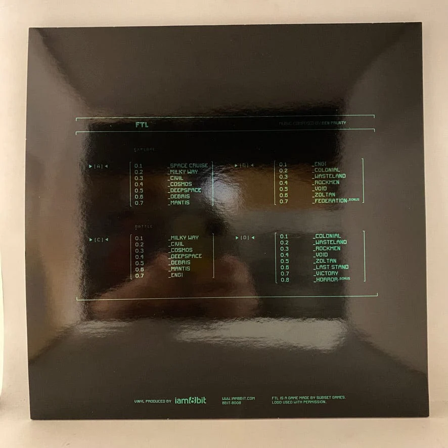 Ben Prunty – FTL: Faster Than Light Original Soundtrack 2LP USED NM/NM Red & Black w/ Splatter - Image 2