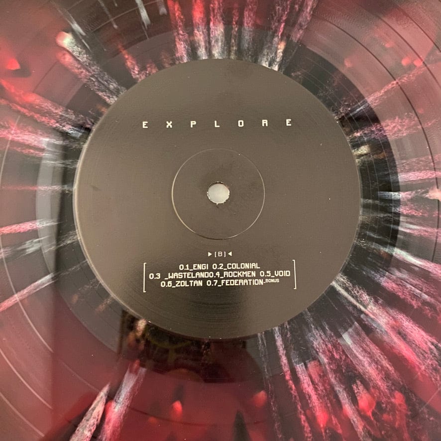 Ben Prunty – FTL: Faster Than Light Original Soundtrack 2LP USED NM/NM Red & Black w/ Splatter - Image 4