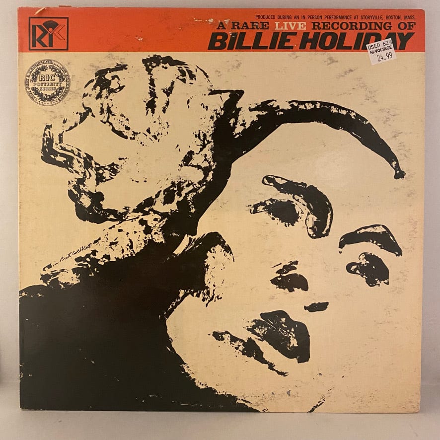 Billie Holiday – A Rare Live Recording Of Billie Holiday LP USED NM/VG+ 1964 Pressing