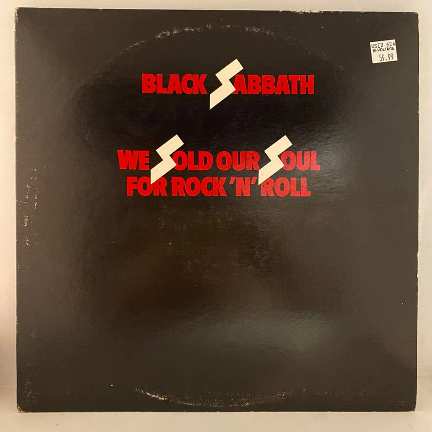 Black Sabbath – We Sold Our Soul For Rock 'N' Roll 2LP USED NM/VG