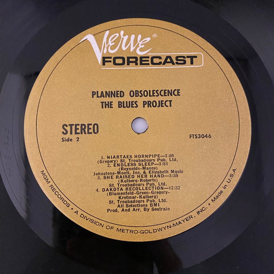 Blues Project – Planned Obsolescence LP USED NM/VG+ 1968 Pressing - Image 5