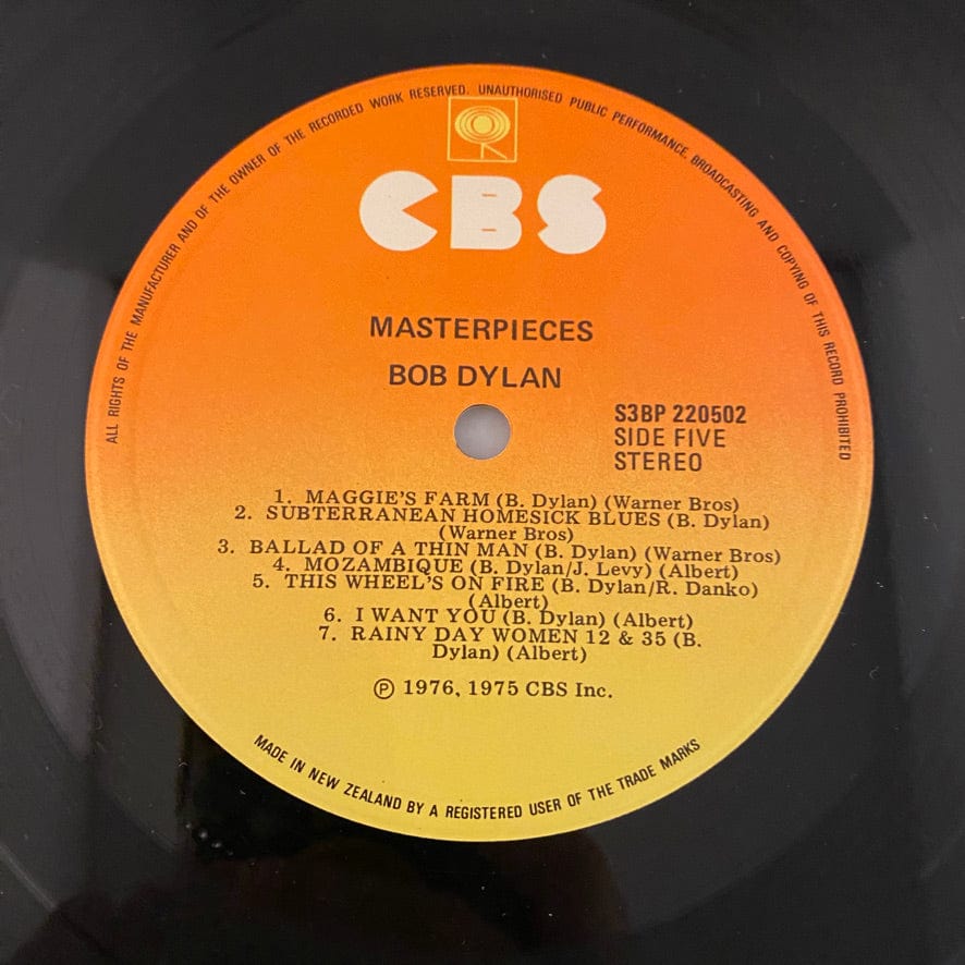 Bob Dylan – Masterpieces 3LP USED VG++/G+ 1978 Australian Pressing - Image 10