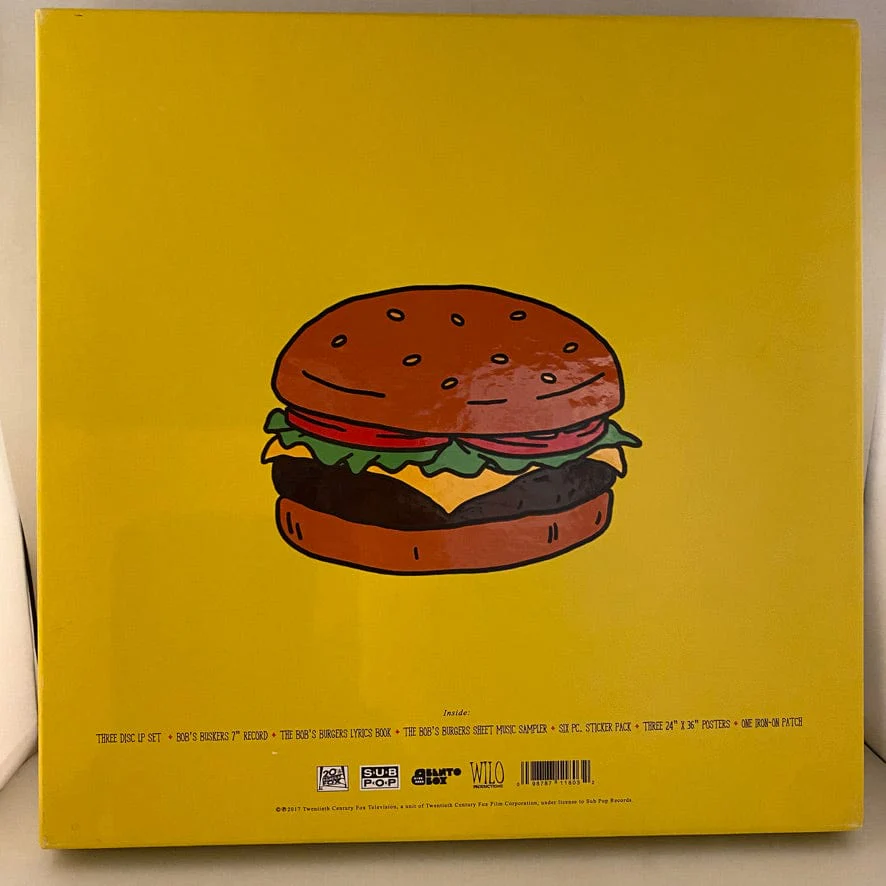 Bob's Burgers – The Bob's Burgers Music Album 3LP USED NOS STILL SEALED/VG+ Box MISSING 7" - Image 2