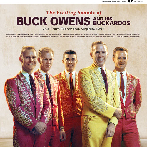 Buck Owens & His Buckaroos - Live From Richmond Virginia, 1964 LP NEW