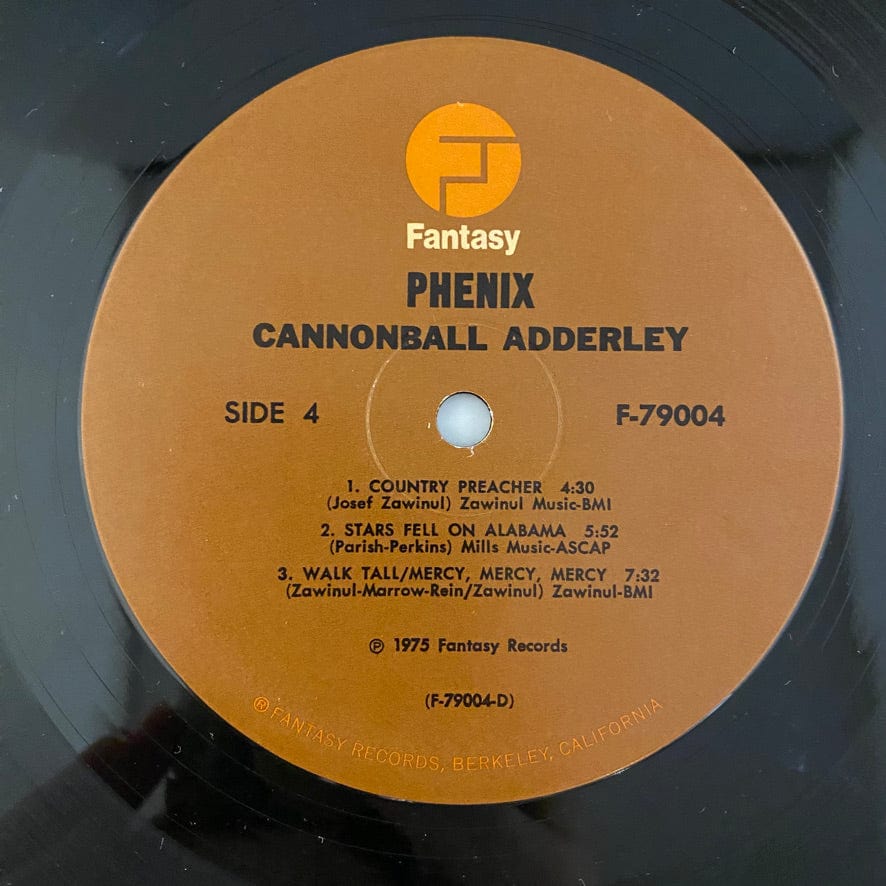 Cannonball Adderley – Phenix 2LP USED VG+/G+ - Image 10