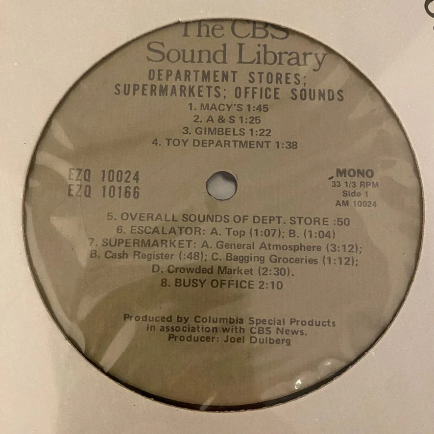 CBS Sound Library 15LP Set USED VG++/NM Sound Effects - Image 3