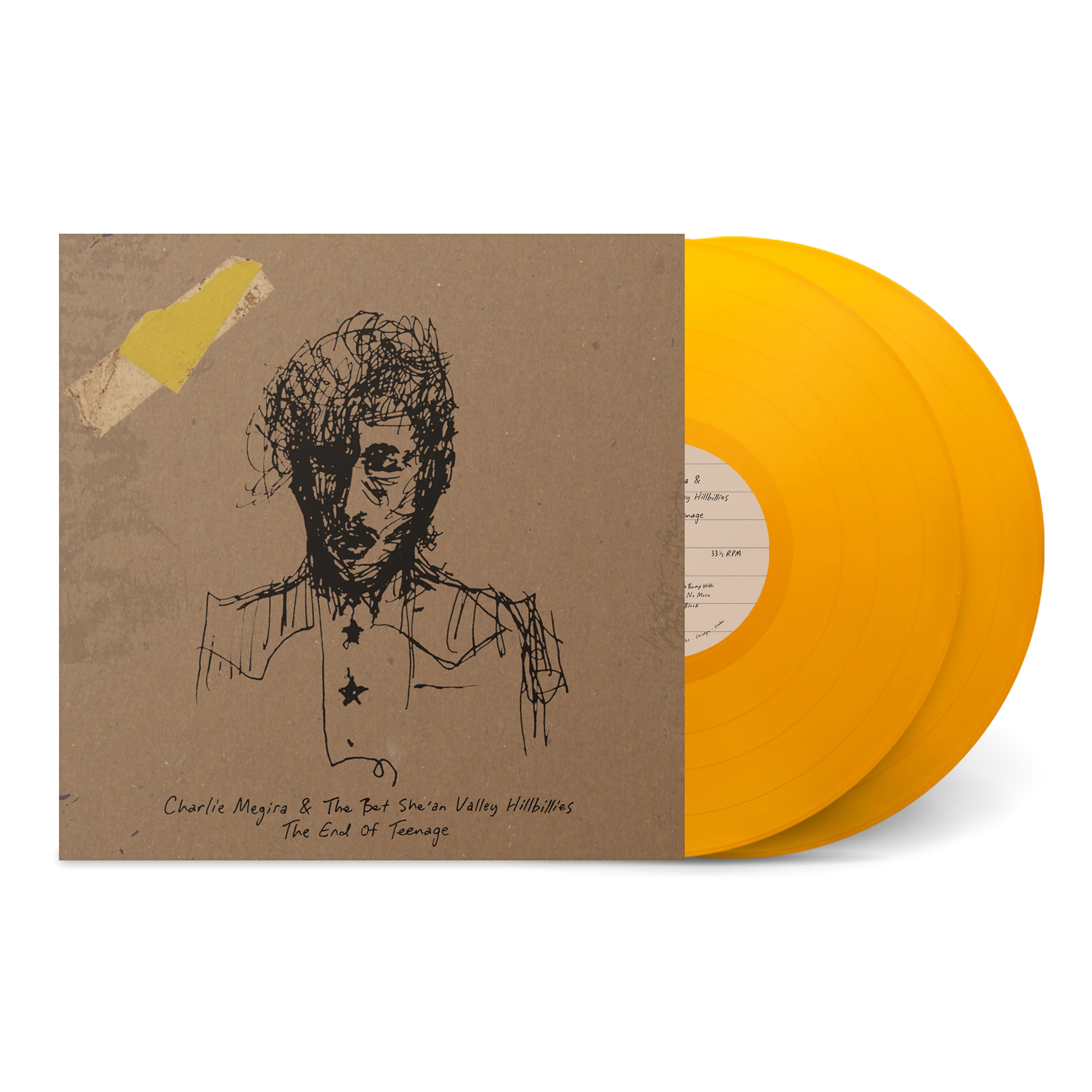 Charlie Megira - End of Teenage 2LP NEW YELLOW VINYL