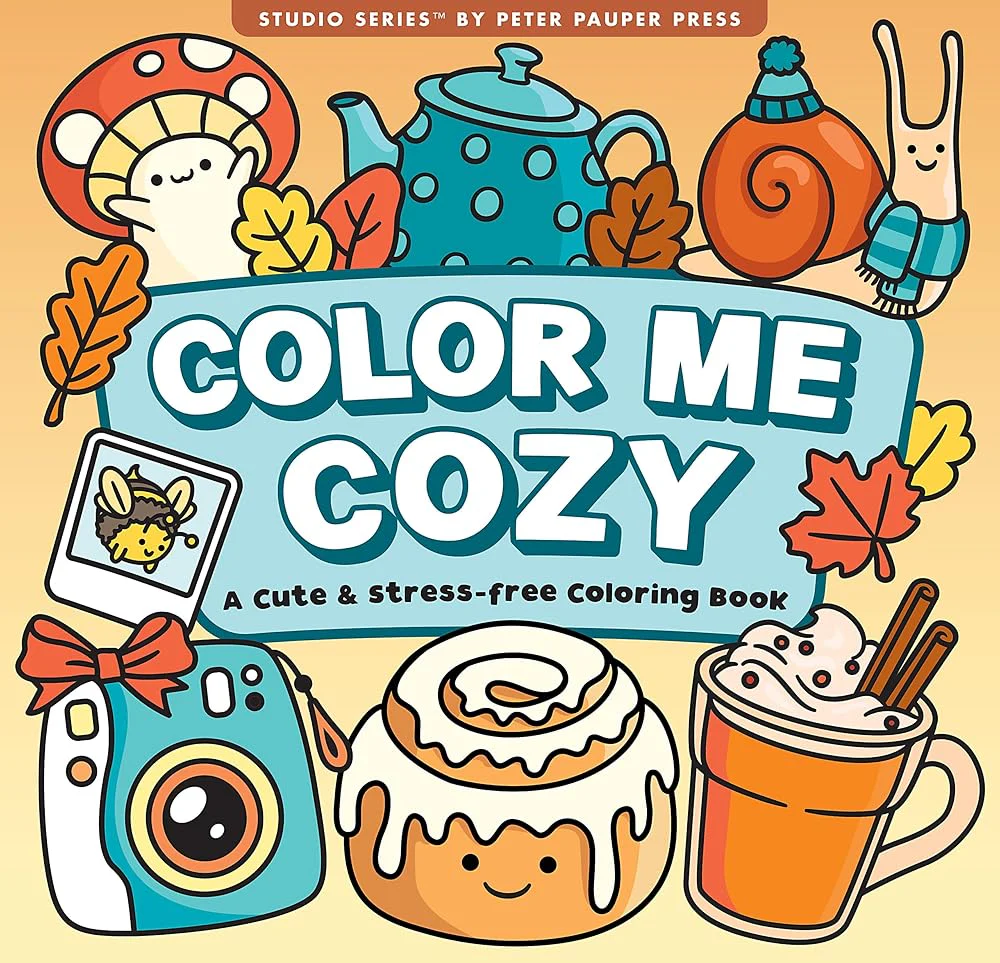 Color Me Cozy Adult Coloring Book (31 one-sided designs on thick paper) (Artist's Coloring Books) by Peter Pauper Press