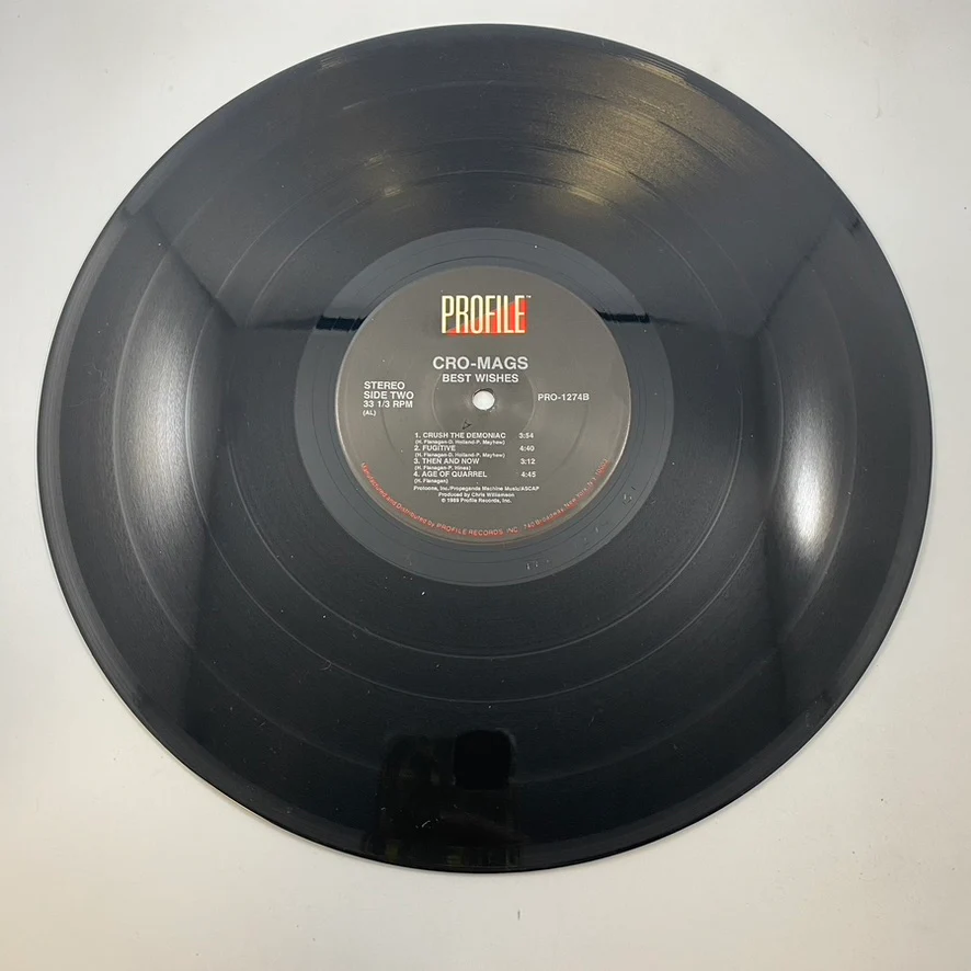 Cro-Mags – Best Wishes LP USED Vinyl VG+/VG+ - Image 5