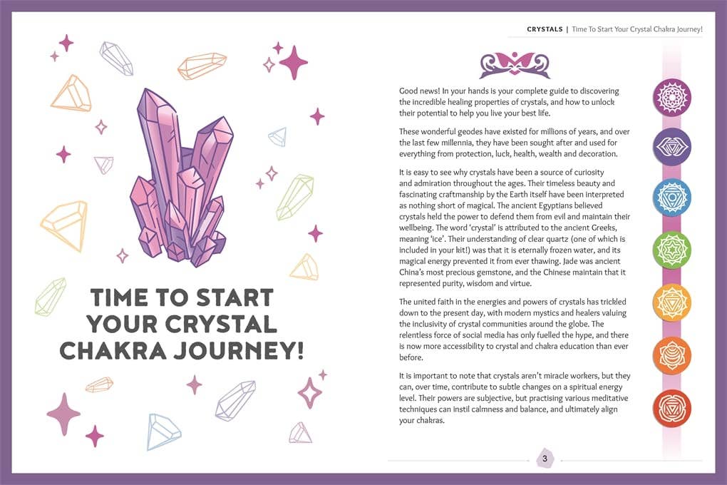 Crystals: Chakra Healing Crystals Set and Guidebook - Image 4