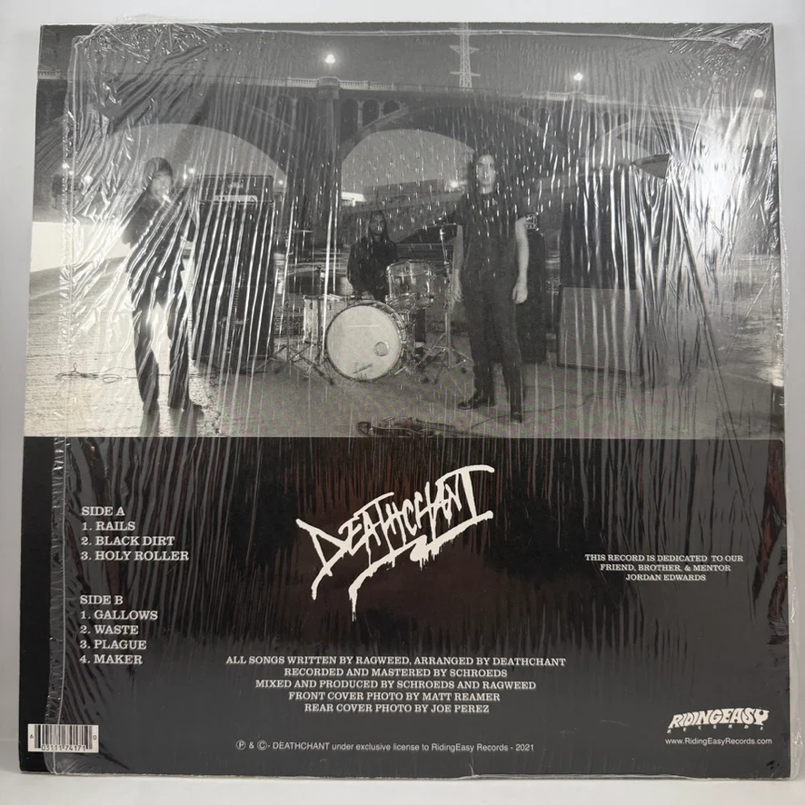 DEATHCHANT – Waste LP USED Vinyl NM/VG+ - Image 2