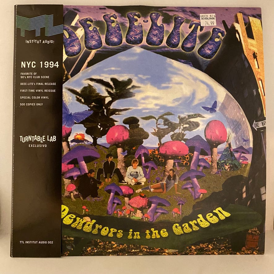 Deee-Lite – Dewdrops In The Garden 2LP USED NM/VG+ Pink Vinyl - Image 4