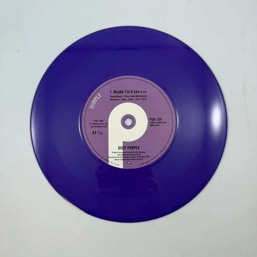 Deep Purple – In Concert '72 LP USED Vinyl NM/NM Color Vinyl - Image 4