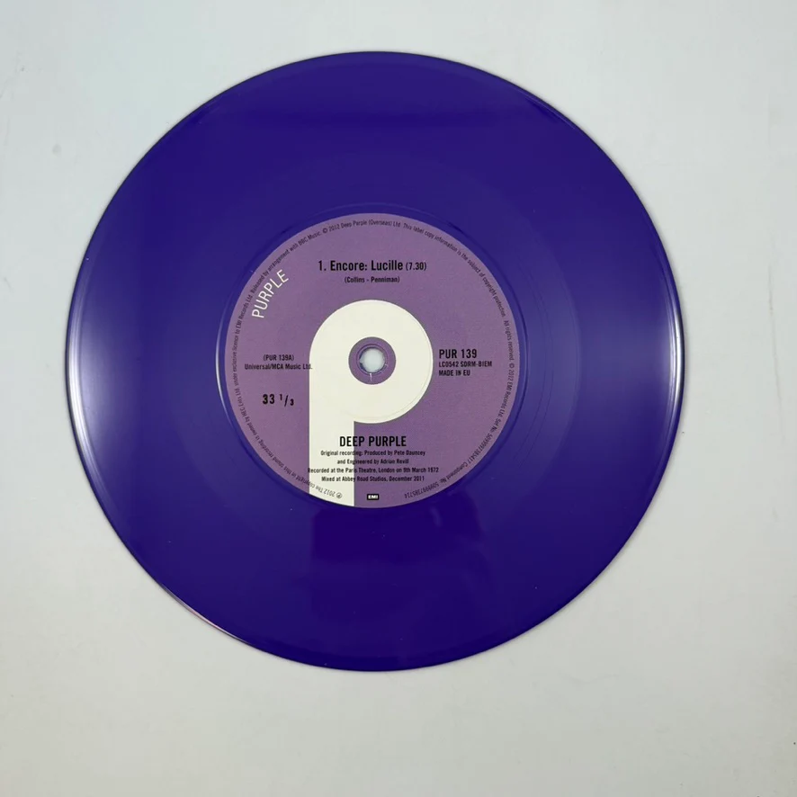 Deep Purple – In Concert '72 LP USED Vinyl NM/NM Color Vinyl - Image 5