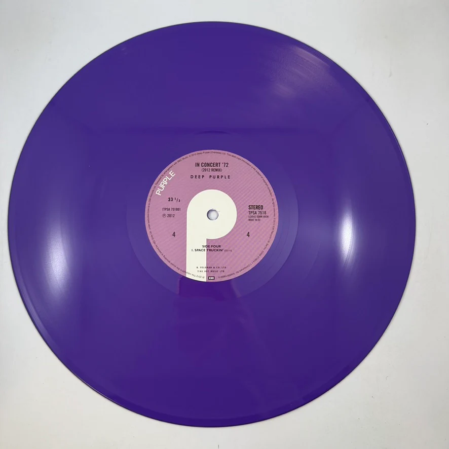 Deep Purple – In Concert '72 LP USED Vinyl NM/NM Color Vinyl - Image 9