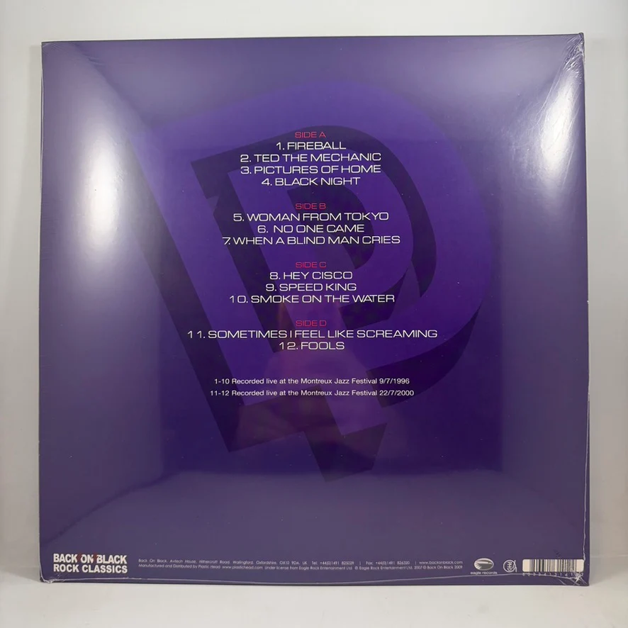 Deep Purple – Live At Montreux 1996 LP NOS Vinyl Mint still Sealed - Image 2
