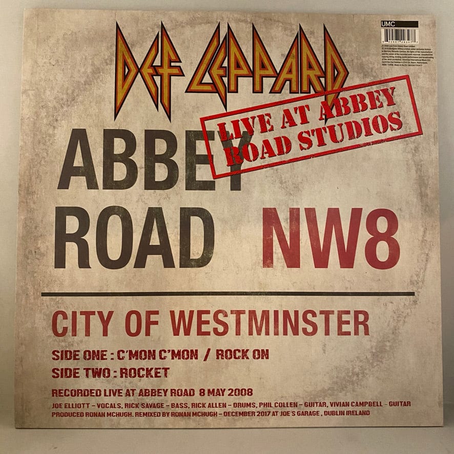 Def Leppard – Live At Abbey Road Studios LP USED NM/NM RSD 2018 - Image 2
