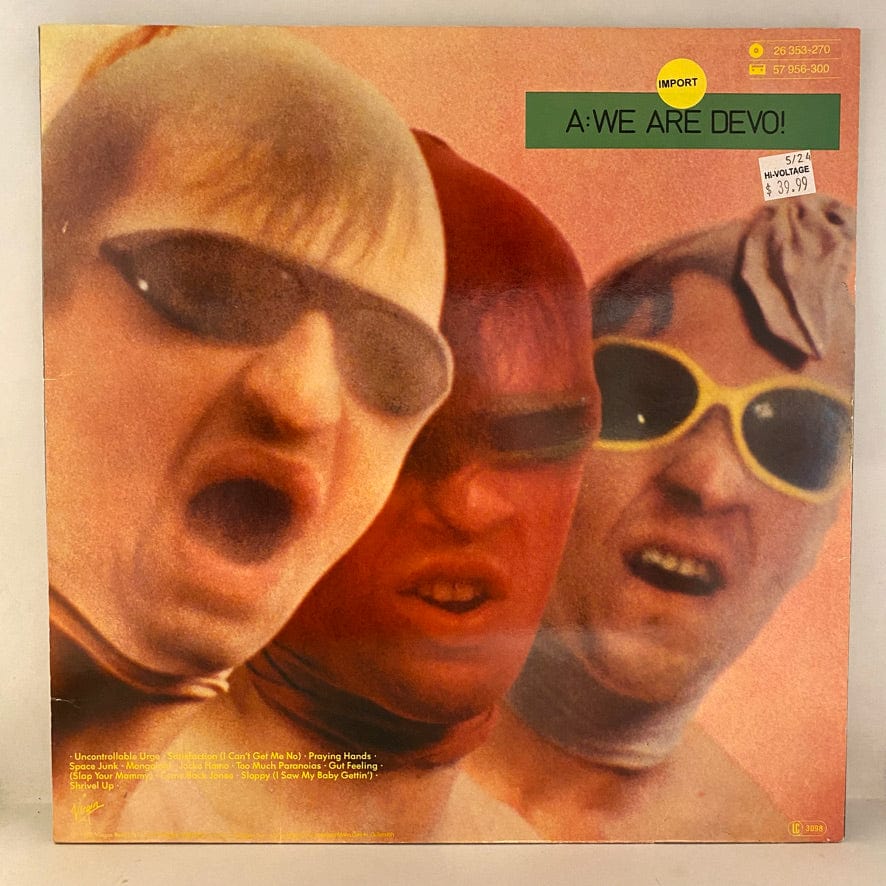 Devo – Q: Are We Not Men? A: We Are Devo! LP USED VG++/VG+ European Pressing