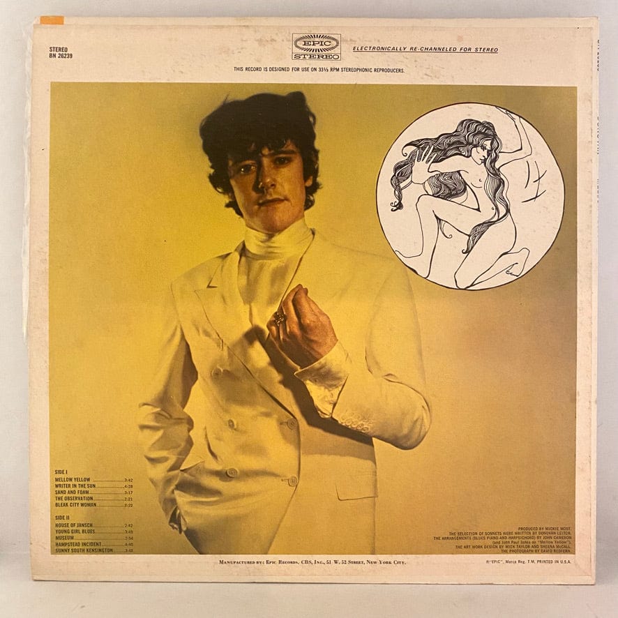 Donovan – Mellow Yellow LP USED VG++/VG++ - Image 2