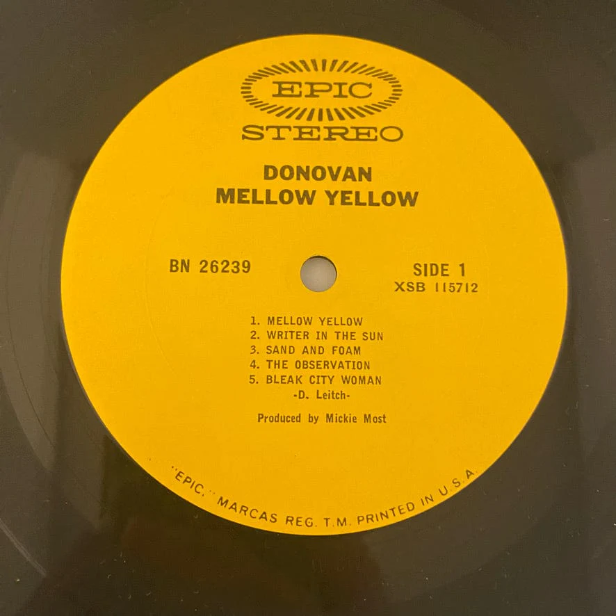 Donovan – Mellow Yellow LP USED VG++/VG++ - Image 3