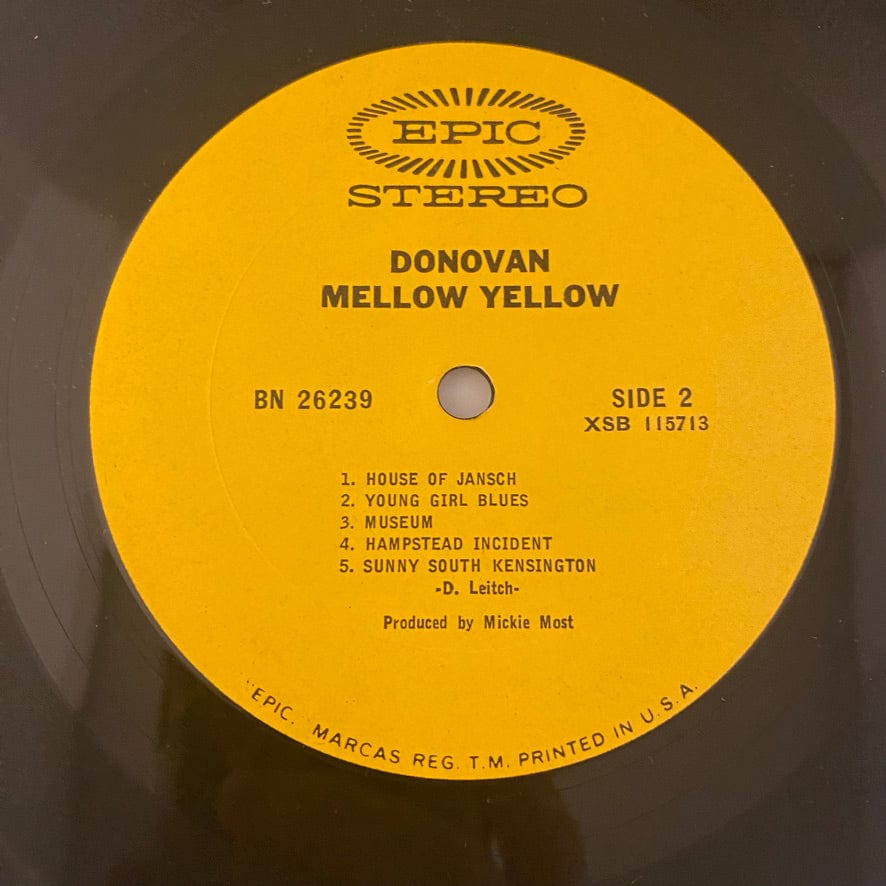 Donovan – Mellow Yellow LP USED VG++/VG++ - Image 4