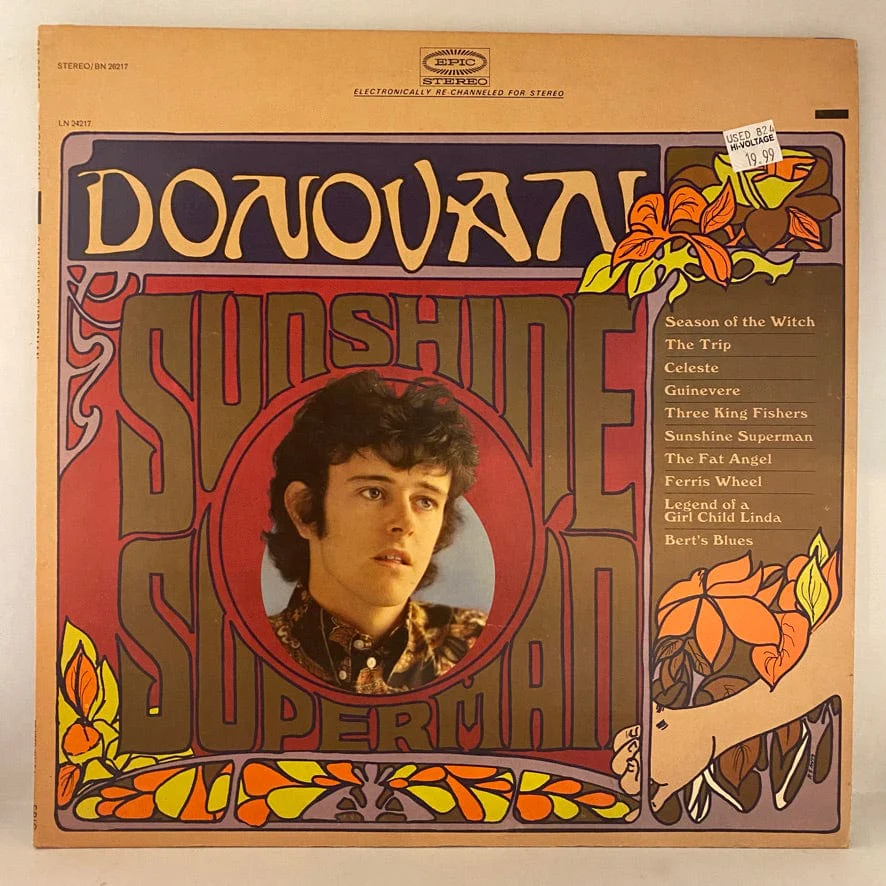 Donovan – Sunshine Superman LP USED VG+/VG+ 1966 Pressing