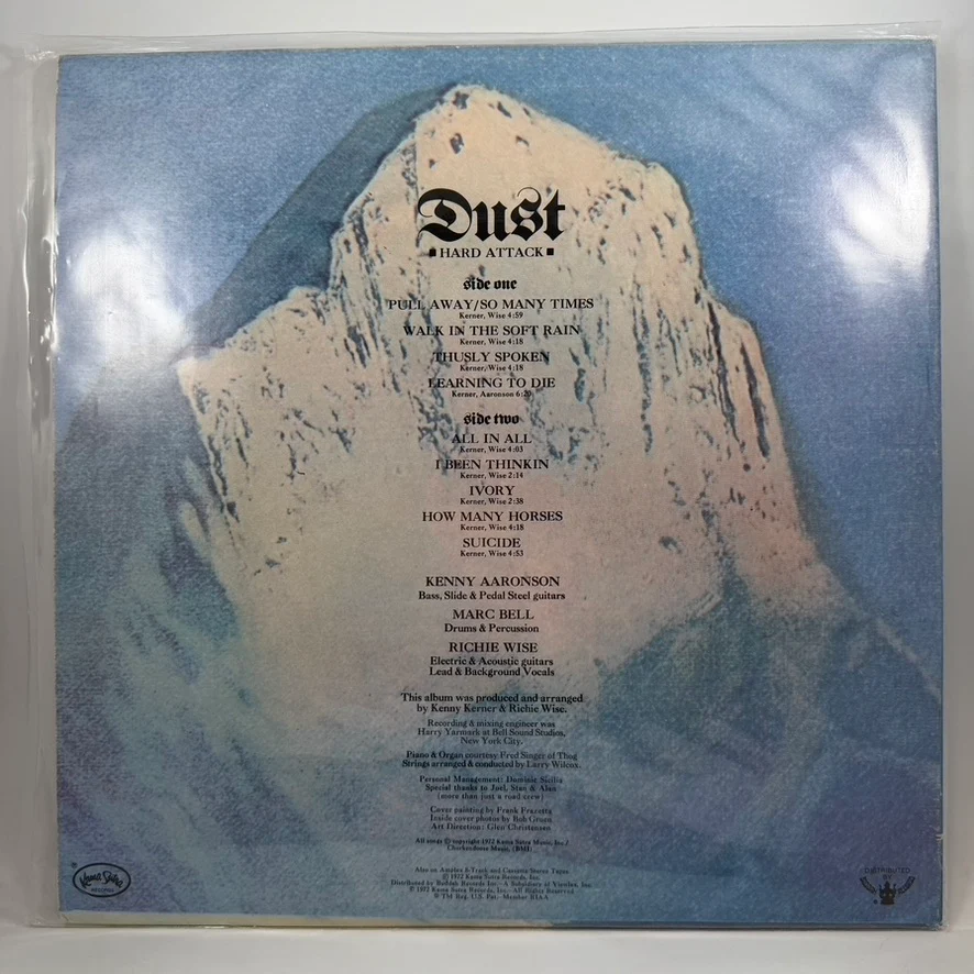 Dust – Hard Attack LP USED Vinyl VG+/VG+ - Image 2