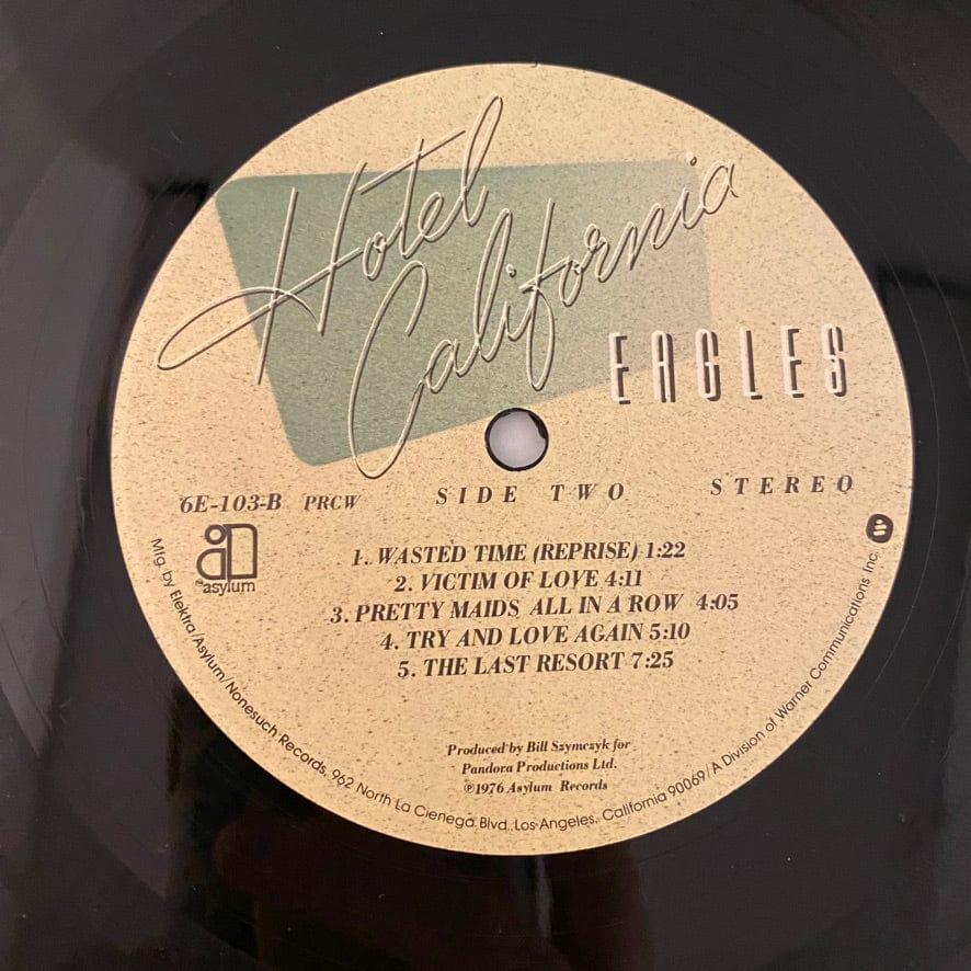 Eagles – Hotel California LP USED VG++/VG++ 1977 Pressing - Image 4