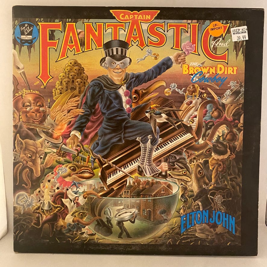 Elton John – Captain Fantastic And The Brown Dirt Cowboy LP USED VG+/VG+ UK Pressing