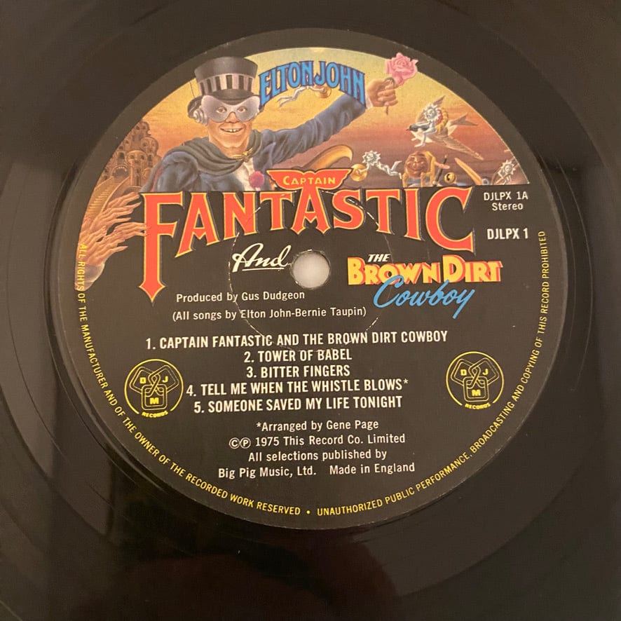 Elton John – Captain Fantastic And The Brown Dirt Cowboy LP USED VG+/VG+ UK Pressing - Image 7