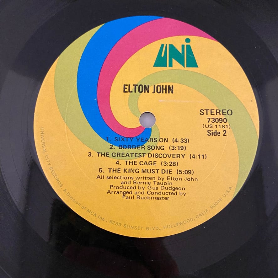Elton John – Elton John LP USED VG+/VG++ 1970 Pressing - Image 4