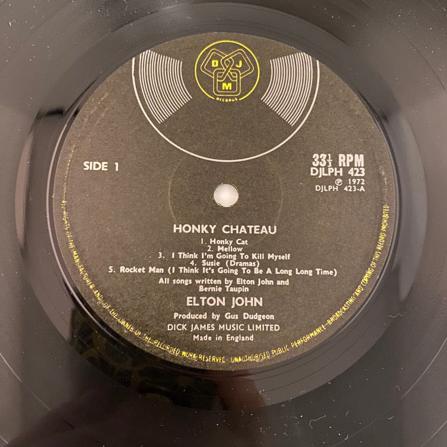 Elton John – Honky Château LP USED NM/VG+ 1972 UK Pressing - Image 3