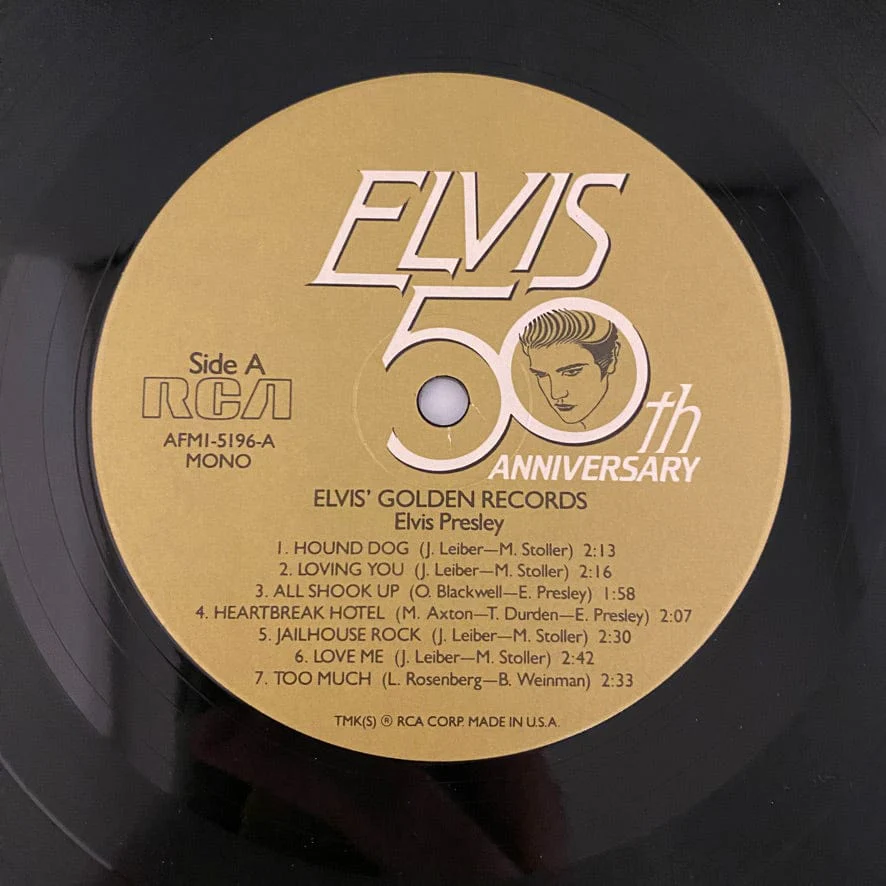 Elvis Presley – Elvis' Golden Records LP USED VG++/VG+ 1984 Pressing - Image 3