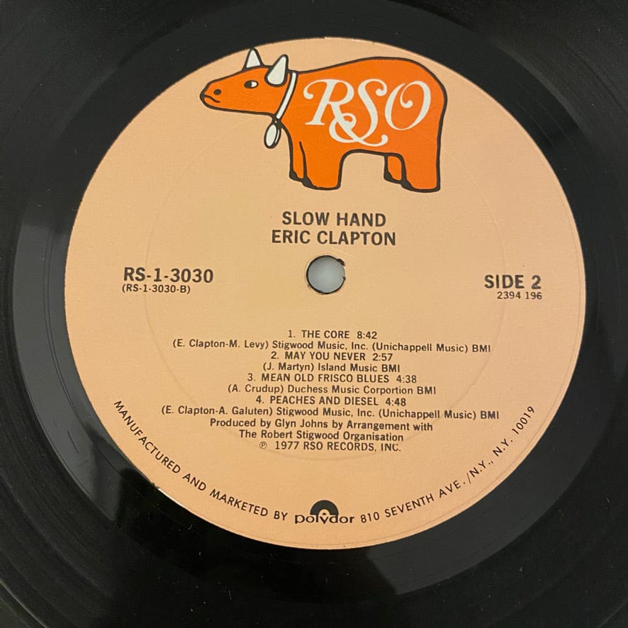 Eric Clapton – Slowhand LP USED VG++/VG+ 1977 Pressing - Image 5