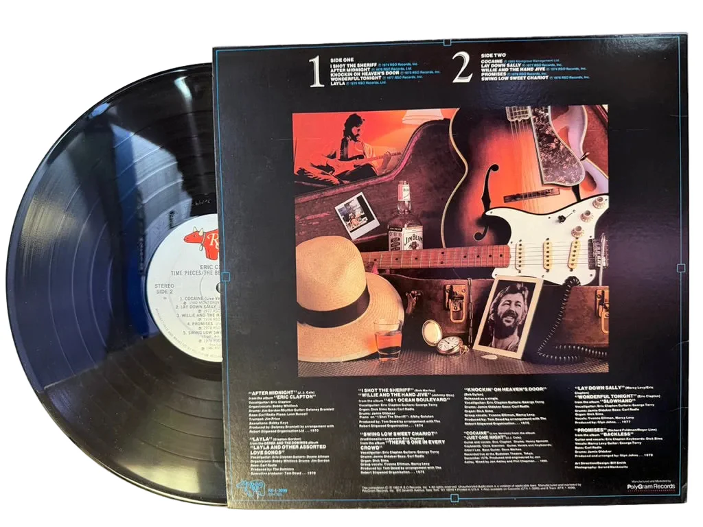 Eric Clapton – Time Pieces (The Best Of Eric Clapton) LP USED Vinyl VG++/VG+ - Image 2