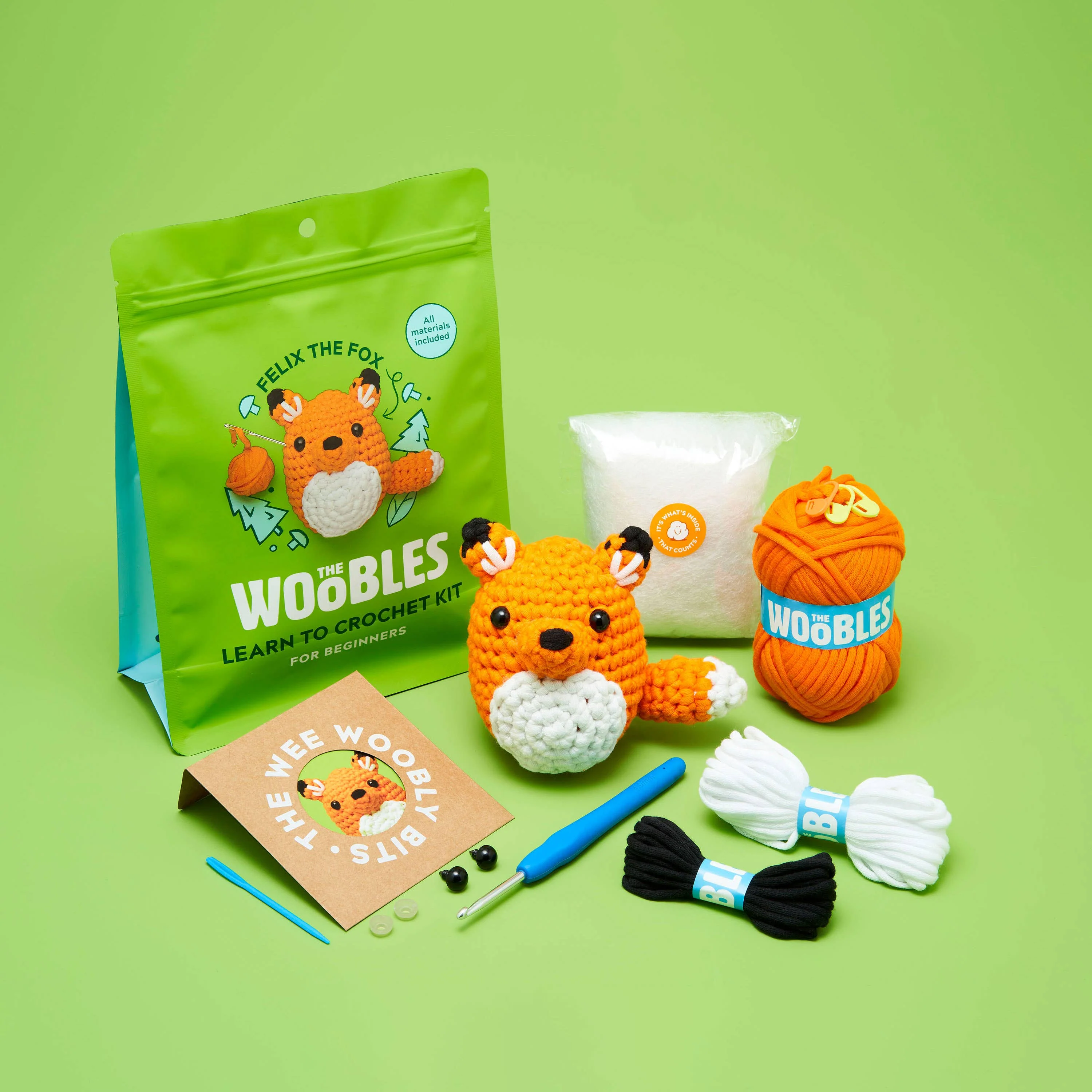 Felix the Fox Beginner Crochet Kit - Image 2