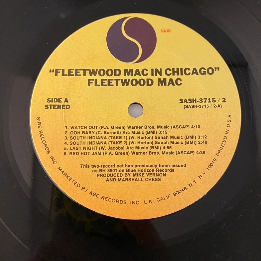 Fleetwood Mac – Fleetwood Mac In Chicago 2LP USED VG++/VG+ - Image 3