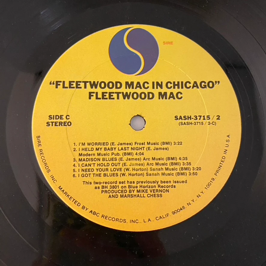 Fleetwood Mac – Fleetwood Mac In Chicago 2LP USED VG++/VG+ - Image 5