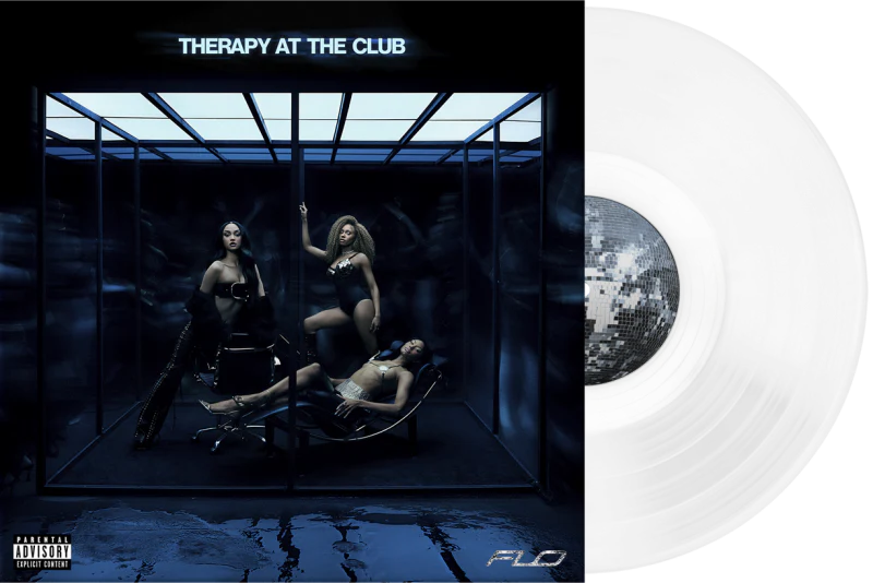 FLO - THERAPY AT THE CLUB LP NEW Transparent Clear Indie Exclusive